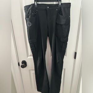 Women's Black Tactical Cargo Pants Good Pre-Owned Size Large